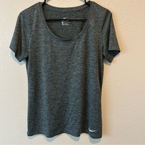 Nike Women's Heathered Gray Short Sleeve Tee
